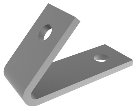 TEKNOMEGA SRL TKGSTF1145 STAFFA 45 GRADI INTERNA ZINC.CALDO