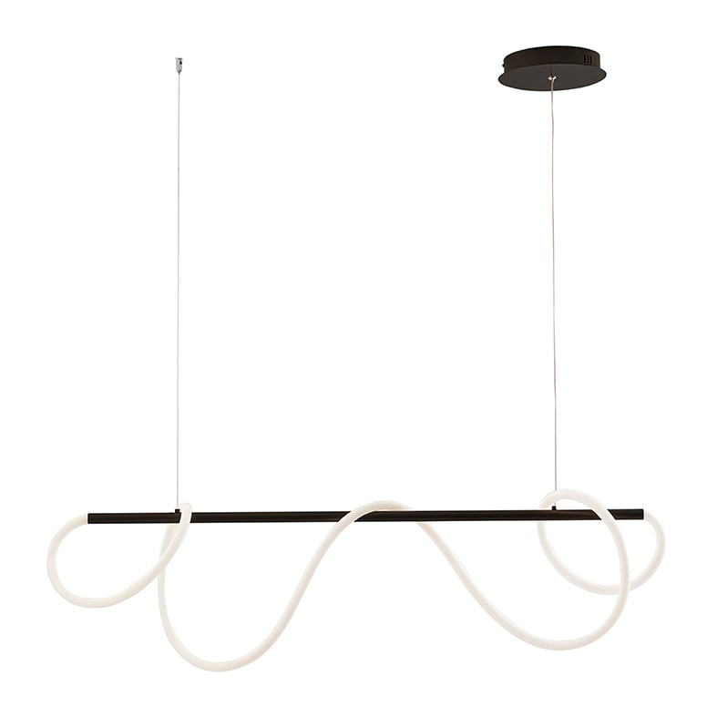 ROSSINI RSSSTI002N SOSPENSIONE ORIZZONTALE NERA LED 50W IP