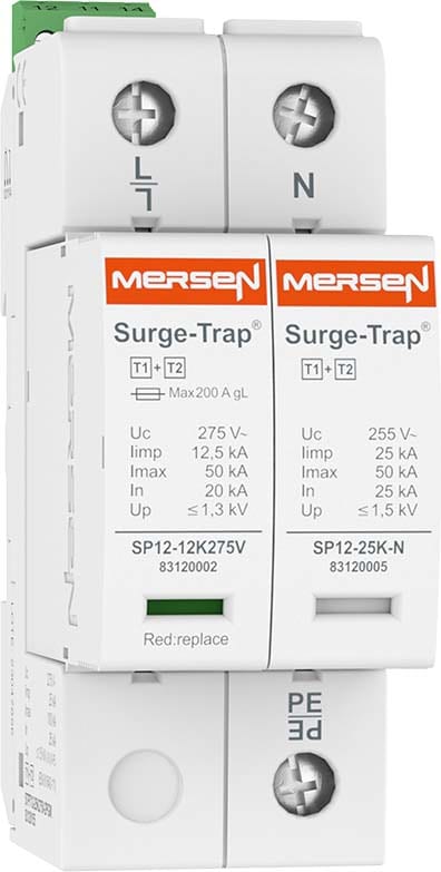 MERSEN ITALIA SPA XES83120115 SPD T1+2,12.5KA,UC275V,1+1,R