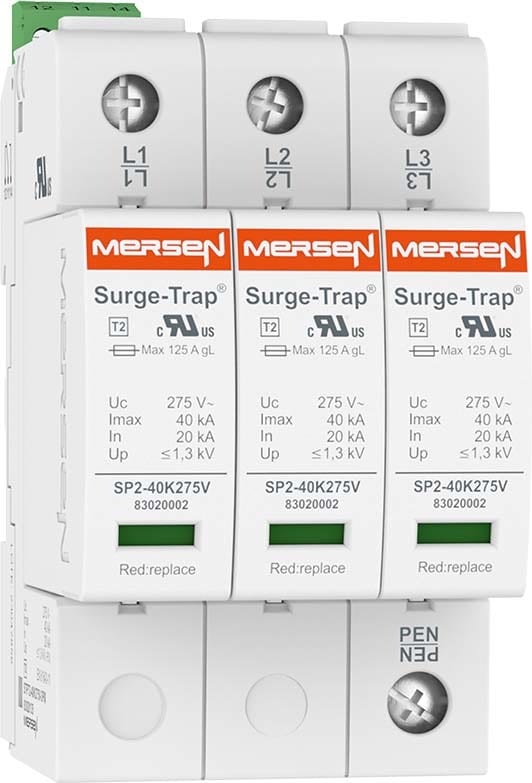 MERSEN ITALIA SPA XES83020137 SPD T2,40KA,UC320V,3+0 TNC,R