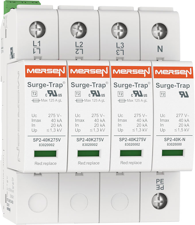 MERSEN ITALIA SPA XES83020147 SPD T2,40KA,UC275V,3+1 TT,4P,R
