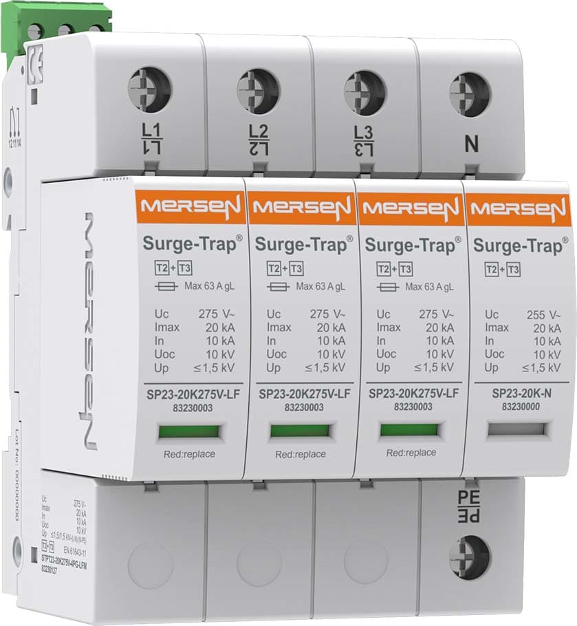 MERSEN ITALIA SPA XES83230137 SPD T2+3,20KA,UC275V,LCF,R