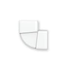 ARNOCANALI SPA - ARNSTW70RV.3 CURVA PIANA DX VARIAB. KB72 BIANCO