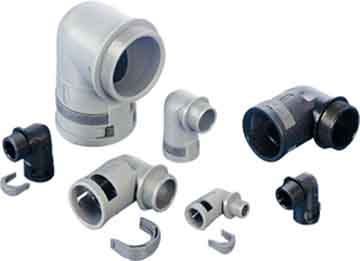 ABB SPA - ABBBVWD-P090GT-11 Racc. 90G DN10 PG9 PA6 BK IP66