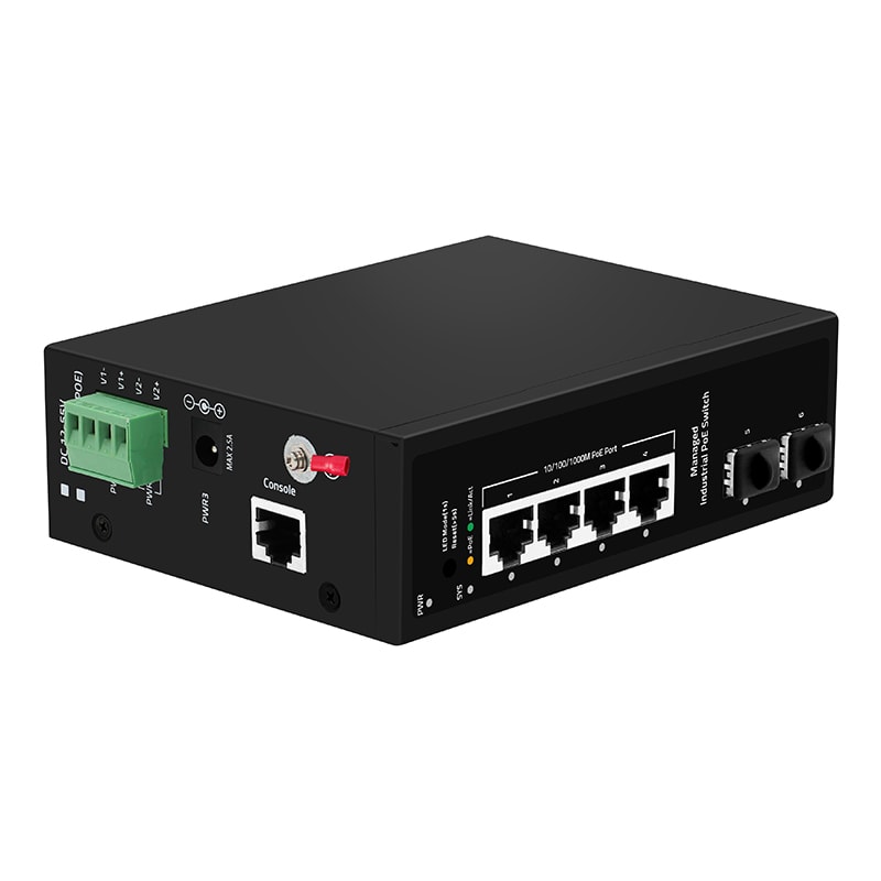 FTE MAXIMAL ITALIA S - FTESWDP04-2 SWDP04-2 Switch Ind. GB 4xRJ45 POE + 2SF