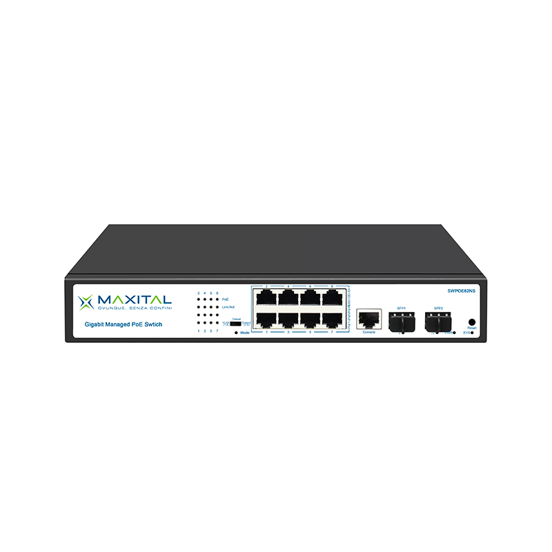 FTE MAXIMAL ITALIA S - FTESWPOE82NS SWPOE82NS SWITCH GIGABIT POE 8 PORTE