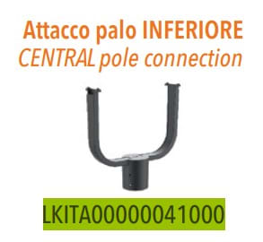 EP SRL (LANZINI) LZNLKITA00000041000 ARREDO URBANO, ATTACCO PALO INFERIORE G