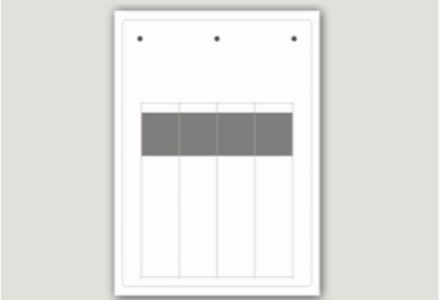 CABUR SRL - CBRESA10023W ETICHETTA SCAV. AD VIN BIANCA DIM.100X23