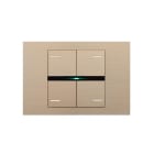 EELECTRON SPA - EEXSO08A01KNX-3M PULSANTE 8 TASTI 16CH RGB SWIPER 3M