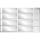 BRADY ITALIA - MODT1549A TARGHETTA 15X49MM ARGENTO - 240 TAG