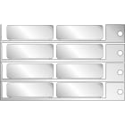 BRADY ITALIA - MODT1549A TARGHETTA 15X49MM ARGENTO - 240 TAG