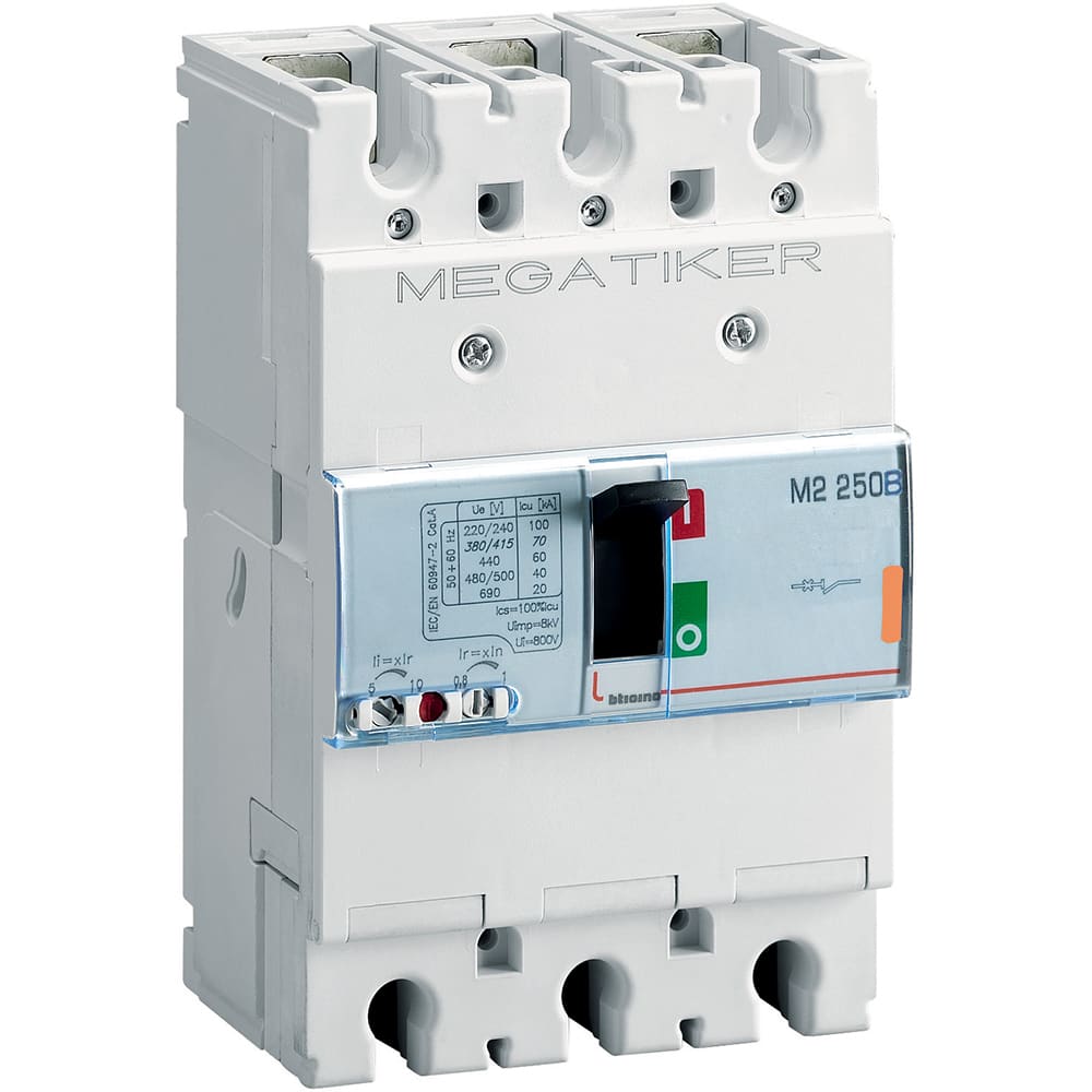 BTICINO BTIT723B100 M2 250B - MAGNETOT 3P 100A 25KA