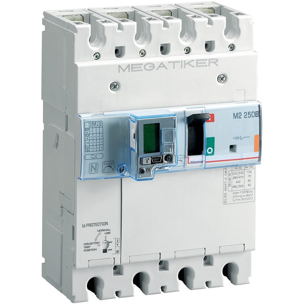 BTICINO BTIT724B250D M2 250B-MAGNETOT + DIFF 3P+N/2 250A 25KA