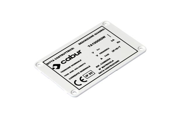 CABUR SRL - CBRTA100090 TA100090 TARGA QUADRO 100X90