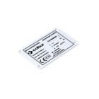 CABUR SRL CBRTA100090WS TA100090WS TARGA IDEN QUAD. 100X90 BIANC