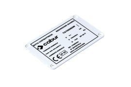 CABUR SRL CBRTA100060WS TA100060WS TARGA IDEN QUADRO 100X60