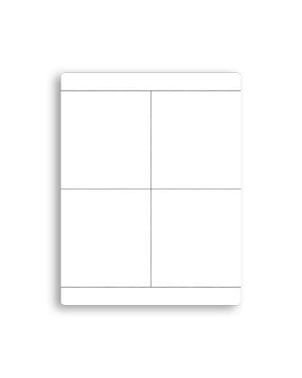 CABUR SRL - CBRTA4090AW TA4090AW TARG. ADESIVA BIANCA 40X90