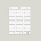 CABUR SRL CBRTA2715W TA2715W TARGHETTA 27X15 BIANCA