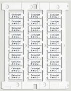 CABUR SRL - CBRTA359W TA359W TARG. BIANCA 9X35 PER TUB359