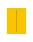 CABUR SRL - CBRTA80100AY TA80100AY TAR.ADESIVA GIALLA 80X100