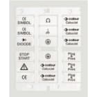 CABUR SRL - CBRTAG2715AW TAG2715AW TARGHETTA 27X15 BIANCA ADES.