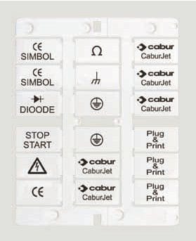 CABUR SRL CBRTAG6715AY TAG6715AY TARGHETTA 67X15 GIALLAADES.