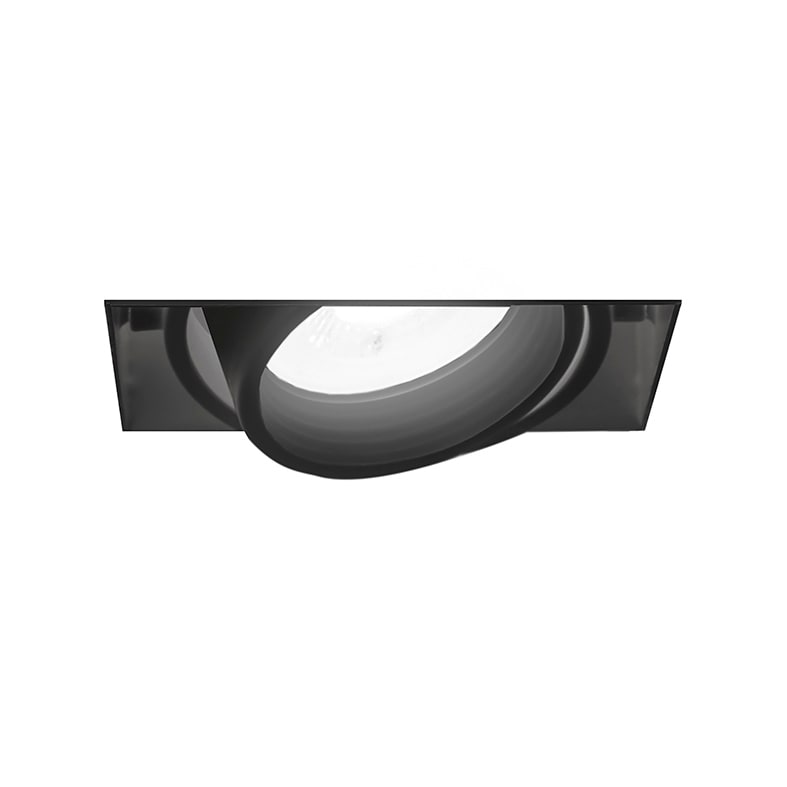 ROSSINI RSSTAK001N DOWNLIGHT QUADRATO RASATO CARDANICO NERO
