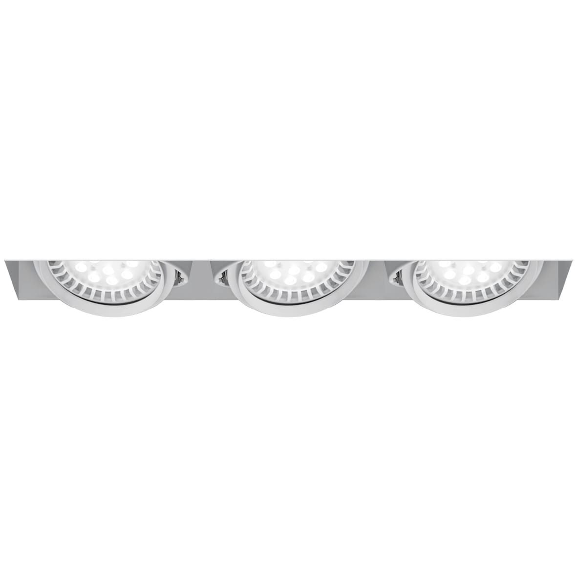 ROSSINI RSSTAK006B DOWNLIGHT TRIPLO QUADRATO RASATO CARDANI