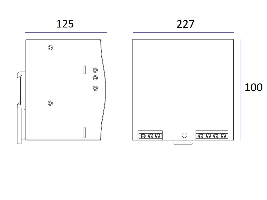 TARGETTI - TAR1E2323 DRIVER 48V 480W IP20 EL