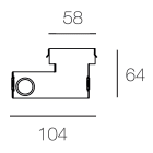 TARGETTI - TAR1E2383 ACC. MINI MERCURE - INSERTION BOX HORIZO