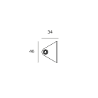 TARGETTI TAR1E2752 JEDI LIN PRJ ACC WALL MOUNTING BRACKET S