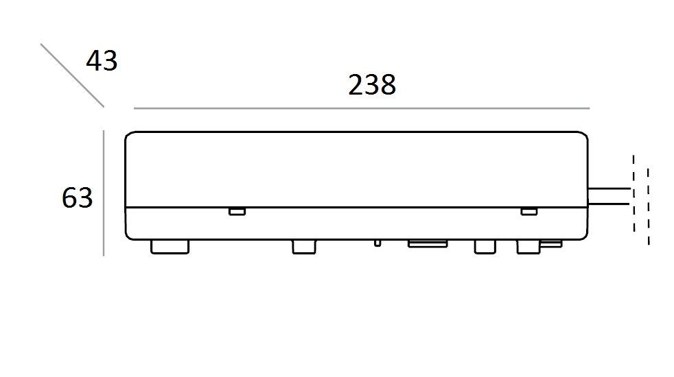 TARGETTI - TAR1T3588 DRIVER 24V 200W IP67