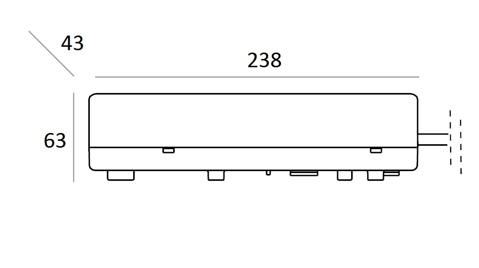 TARGETTI - TAR1T3588 DRIVER 24V 200W IP67