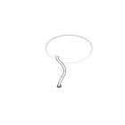 TARGETTI - TAR1T6288DA THREESIXTY CANOPY CABLE 4000MMDA PW