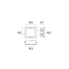TARGETTI TAR1T6496 STORE 1X FRAME PW