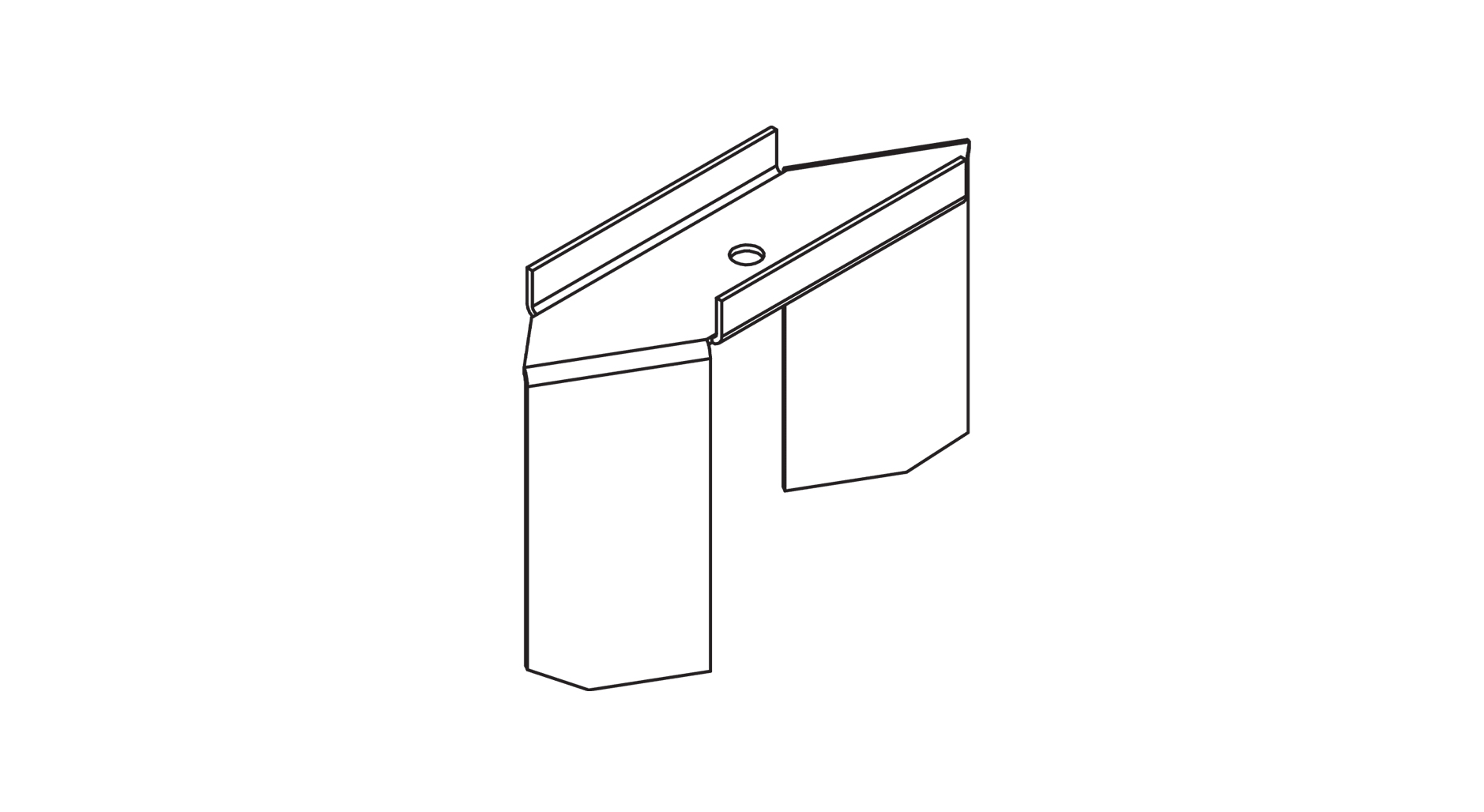 TARGETTI TAR1T7043 OZ SMALL BRACKET FOR CEILING