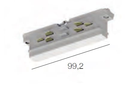 TARGETTI - TAR9003/W EUROSTANDARD PLUS GIUNTO LINEARE BIANCO