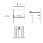 TARGETTI TAR9004/W EUROST PLUS TERMINALE BIANCO