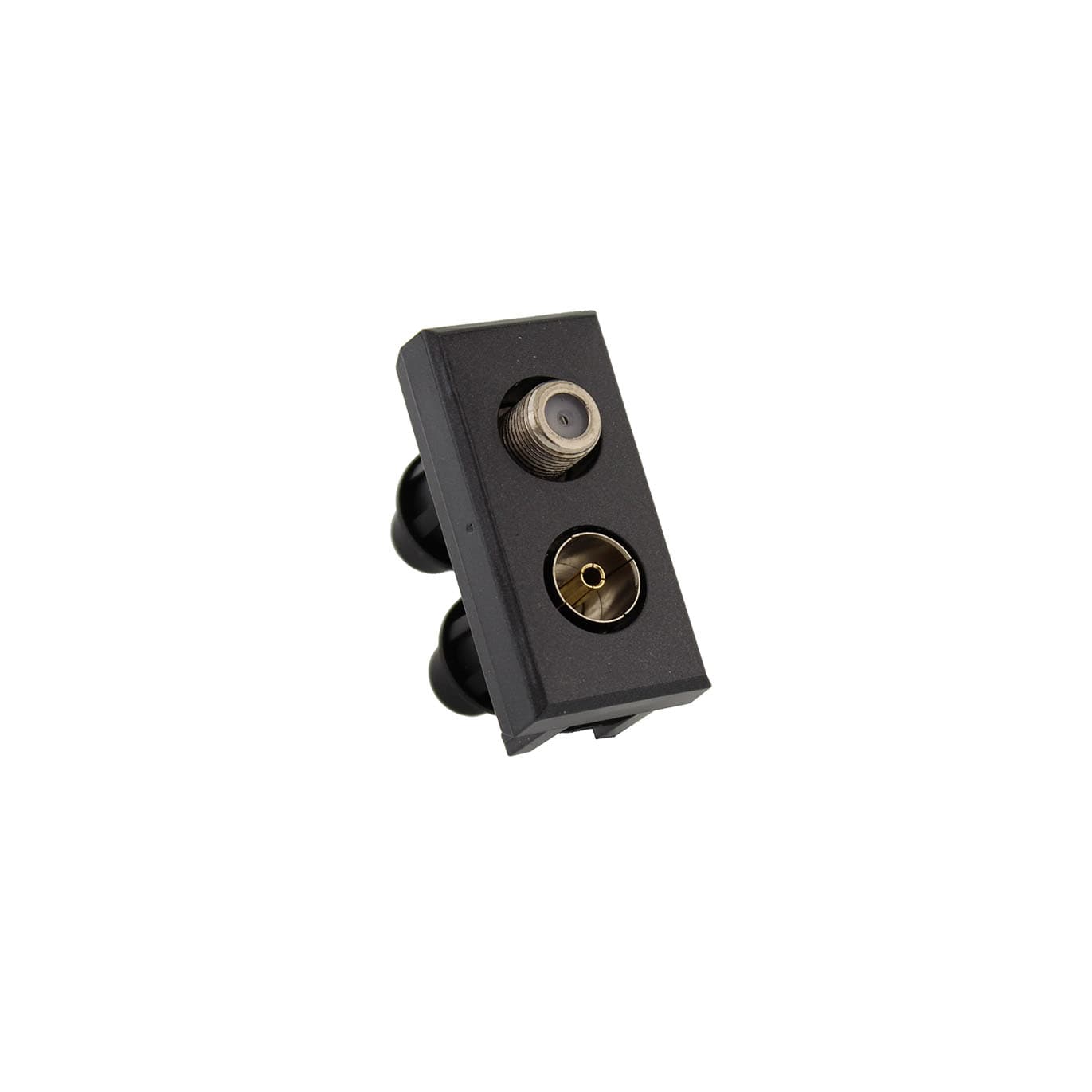 FAIT SRL - FIT5122602 TAS/FI - PRESA DOP FF+IECF COMPTICINO AXOLUTE SCURA