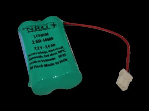 AUTOMA SRL ( T- LAB) - TBLBREX BATTERIA LITIO 2XAA CABLATA 3V6 4500MA