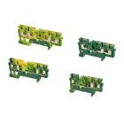 CEMBRE SPA - CEMTBPG4X2-2 MOR.MULTICOND.,X DIN,PUSH-IN,SEZ.4MM2,G/