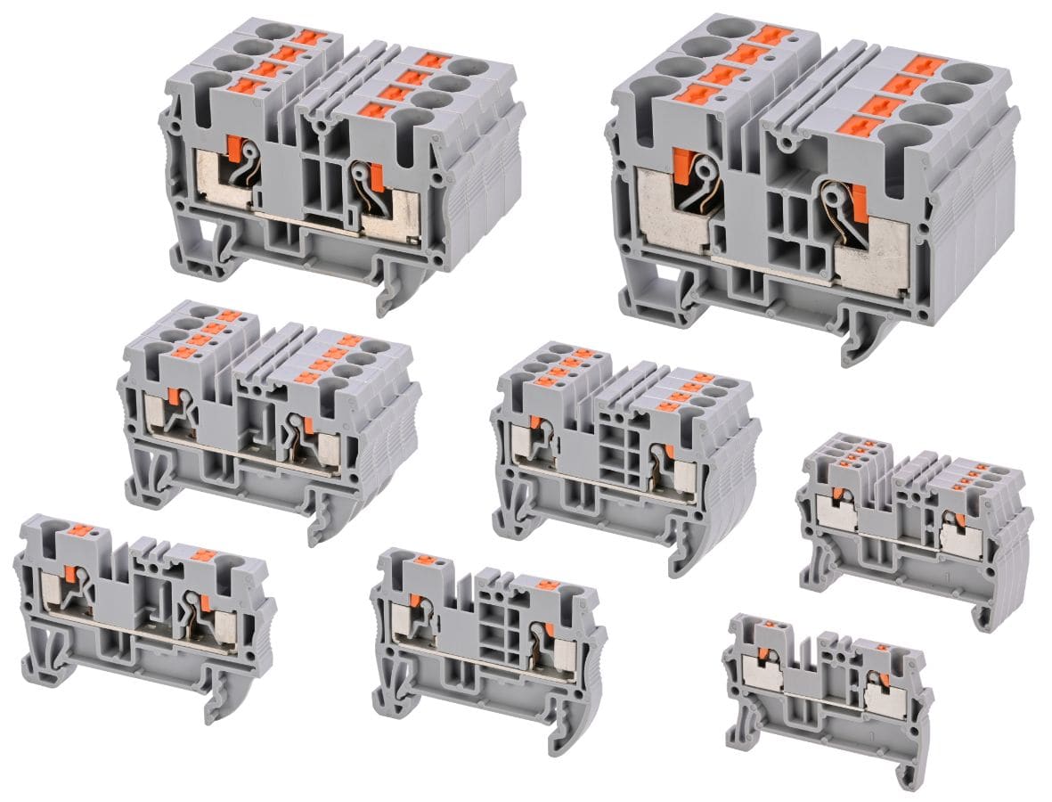 CEMBRE SPA CEMTBP1.5 MOR.X GUIDA DIN, PUSH-IN,SEZ.1,5MM2, GRI