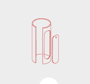 TECNOPALI SRL - TCPSP46CNM00000000 PORTELLA ALLUM IP54 DIM. 38X132 MM VERN