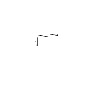 TECNOPALI SRL TCPFAPA025LPIS001N BRACCIO A SQUADRO SINGOLO PSI 250 VERNIC