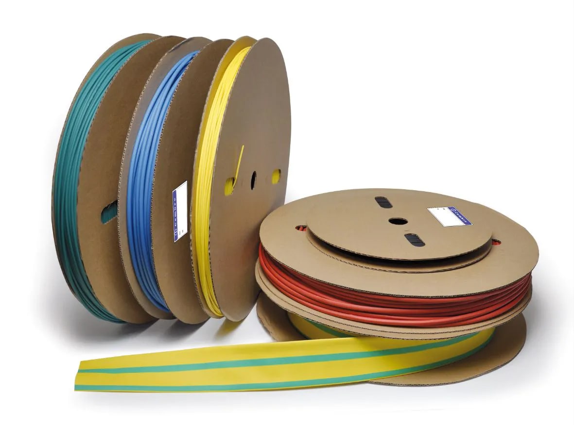 CEMBRE SPA - CEMTCS16X200GN GUAINA TERMORESTRINGENTE TERMOCOIL, IN POLIOLEFINA, RESTRINGIMENTO 2:1, BOBINA 200m, Ø INT. 1,5mm PRE RESTR., Ø INT. 0,65mm POST RESTR., VERDE