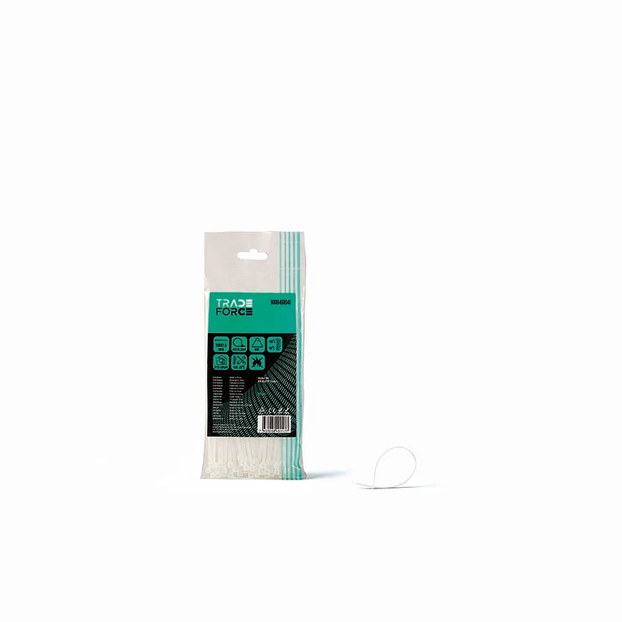 TRADEFORCE TDM0000460041 FASCETTA NATURALE 150X2,5MM CF 100PZ