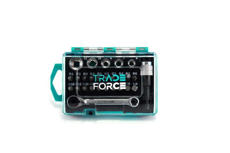 TRADEFORCE TDM0001490002 SET BIT+BUSSOLE CON CRICCHETTO - 27 PZ