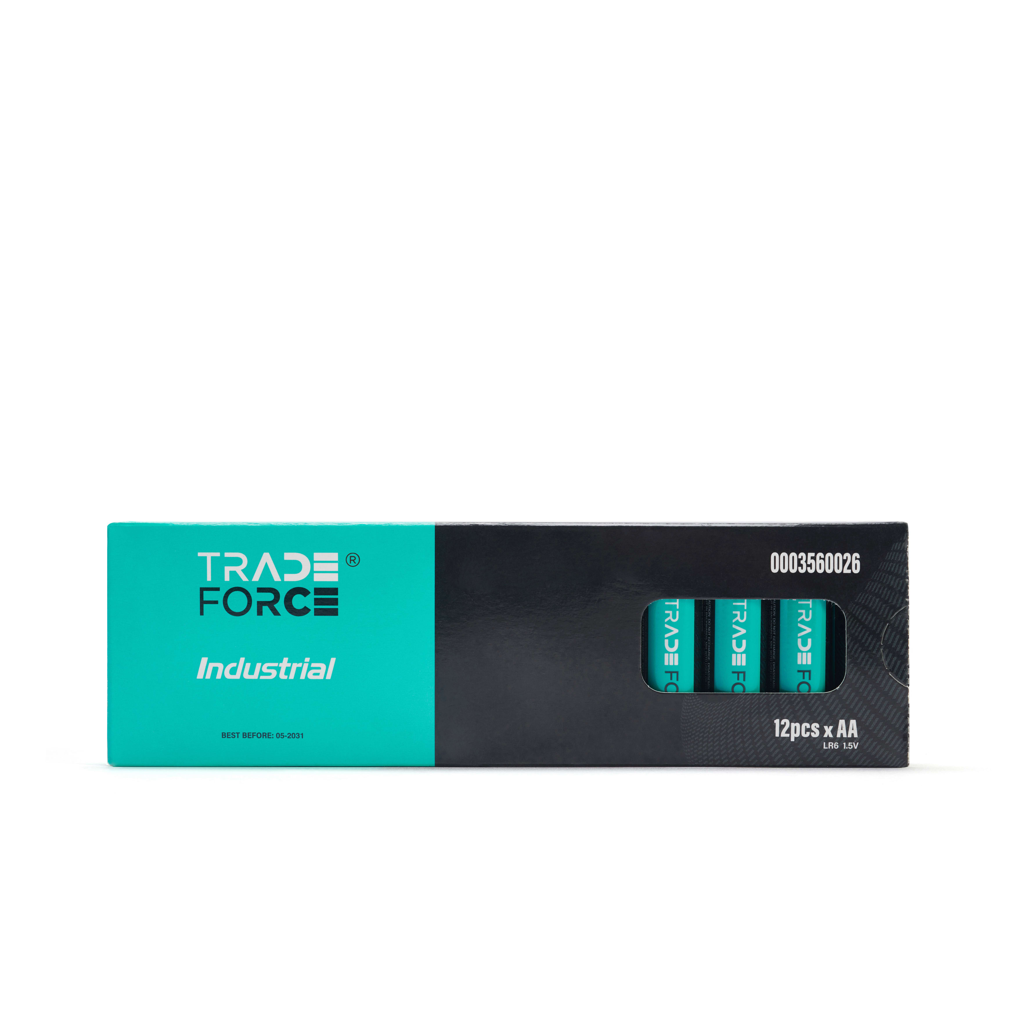 TRADEFORCE TDM0003560026 BATTERIA ALCALINA STILO AA 1,5V - CF.12P