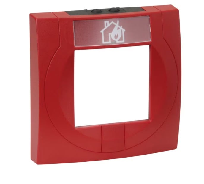 TECHNO FIRE AND SECU TE2704900 CORNICE IN PLASTICA CON VETRO, COLORE RO