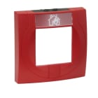TECHNO FIRE AND SECU TE2704900 CORNICE IN PLASTICA CON VETRO, COLORE RO